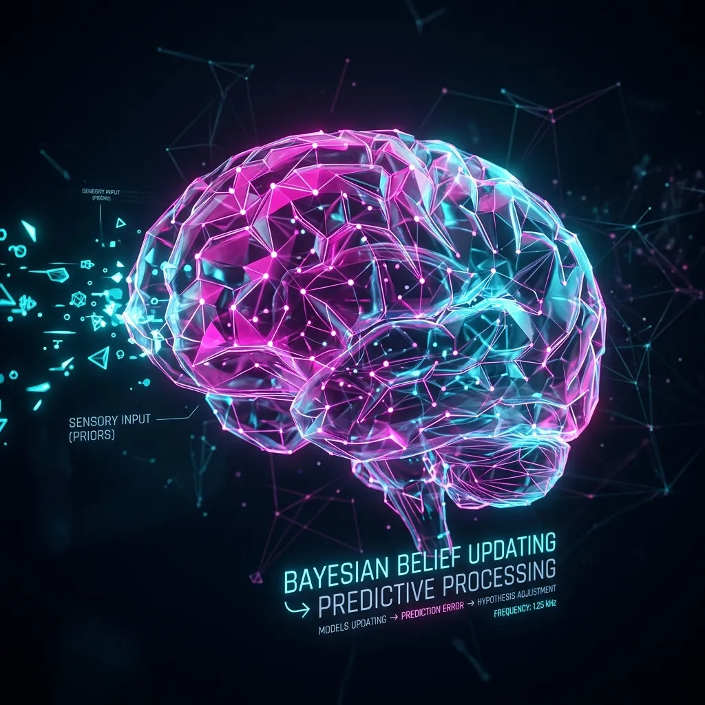 Procesamiento Predictivo: Cómo tu Cerebro y la IA Actualizan Creencias para No Morir